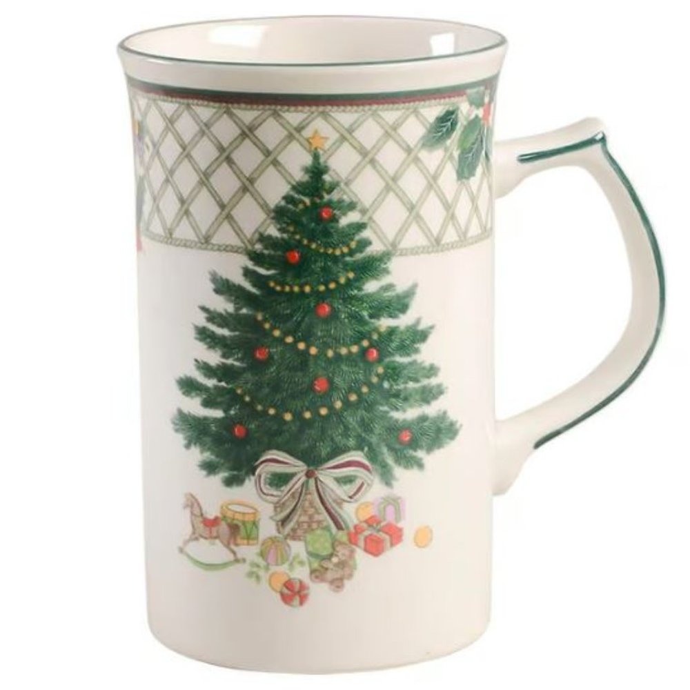 Mikasa Christmas Heritage - CAB08 -‎ Christmas Story - Tall Cappuccino Mug NIB